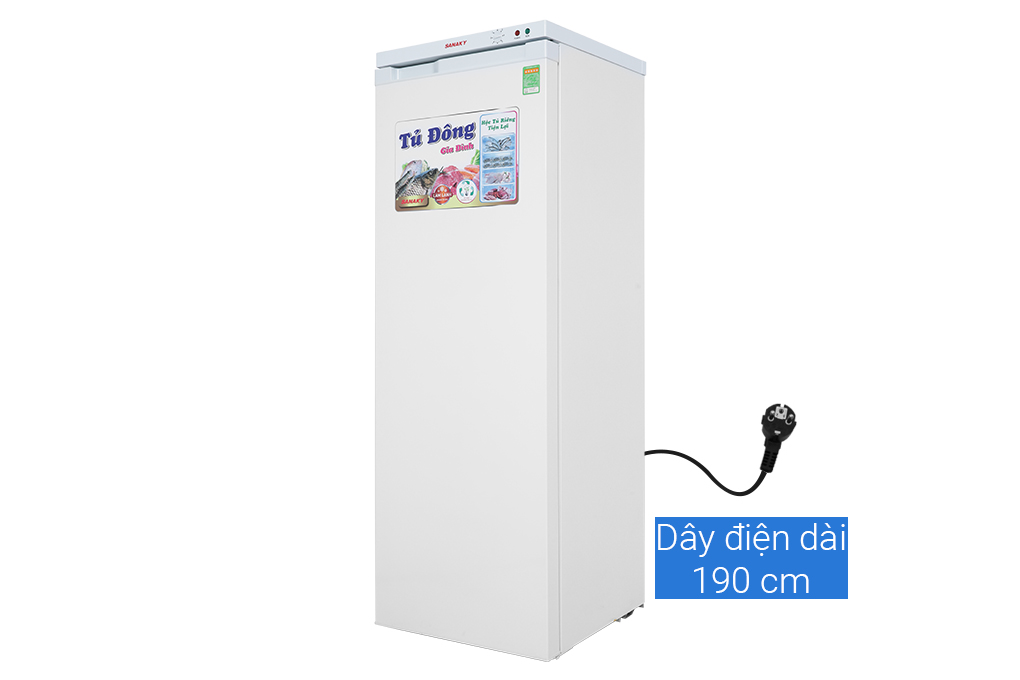 Tủ đông Sanaky 213 lít TD.VH230VD Màu Trắng