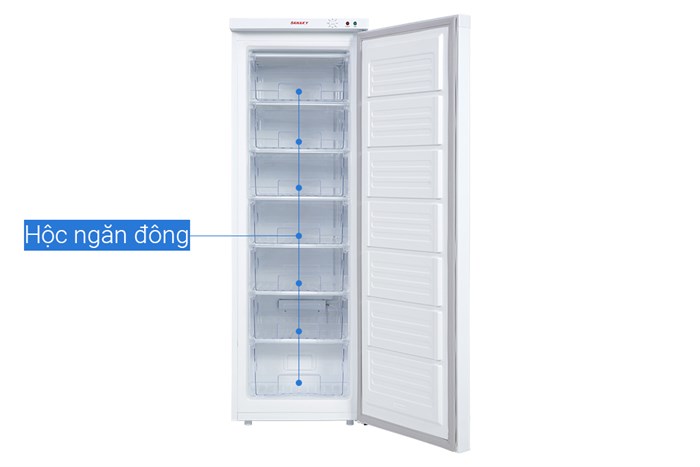 Tủ đông Sanaky 213 lít TD.VH230VD Màu Trắng