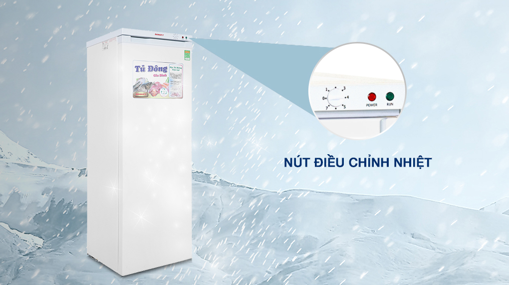 Tủ đông Sanaky 213 lít TD.VH230VD - Nút điều chỉnh