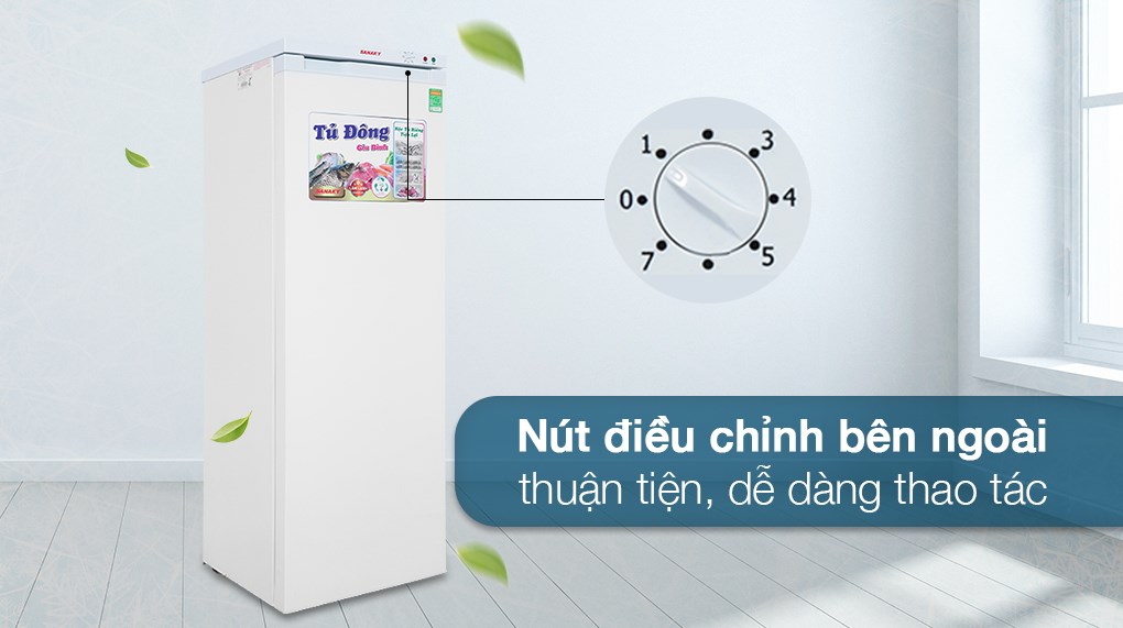 Tủ đông Sanaky 213 lít TD.VH230VD - Tiện ích