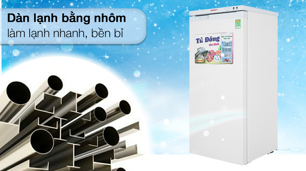 Tủ đông Sanaky 150 lít TD.VH180VD - Công nghệ làm lạnh