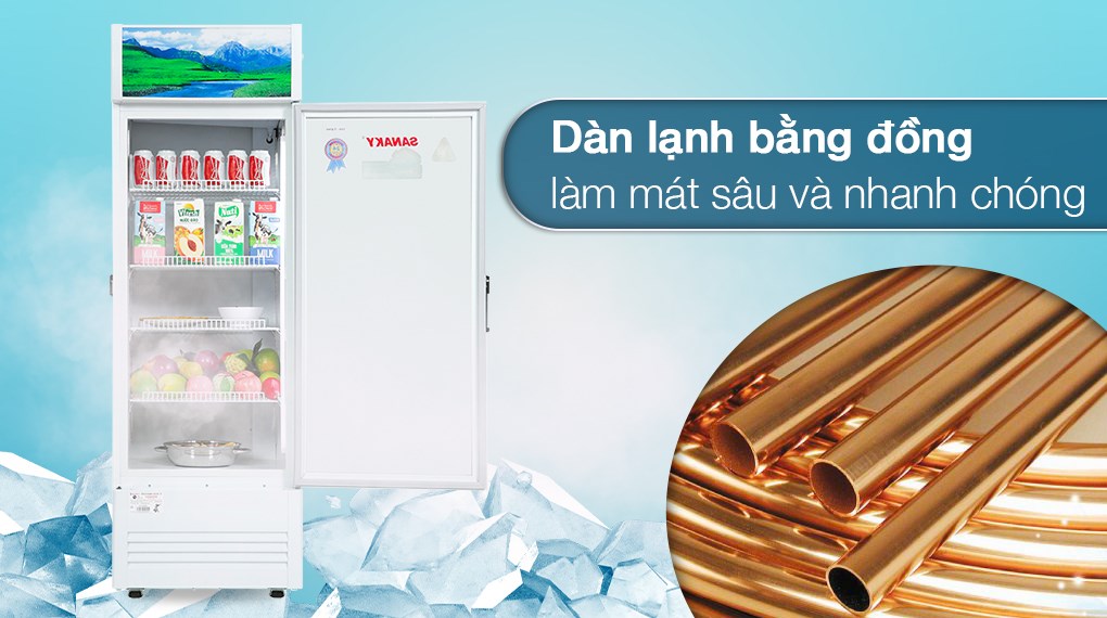 Tủ mát Sanaky 300 lít VH-3089K - Công nghệ tiết kiệm điện