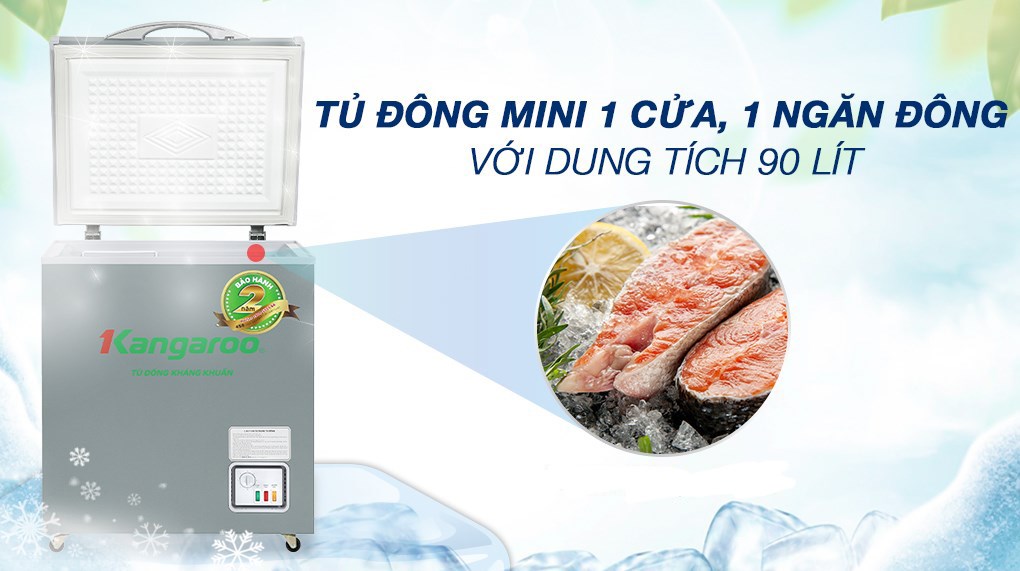 Tủ đông Kangaroo 90 lít KGFZ150NG1