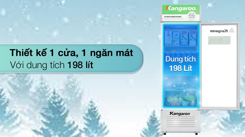 Tủ mát Kangaroo 198 lít KG258AT