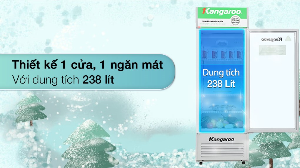Tủ mát Kangaroo 238 lít KG298AT