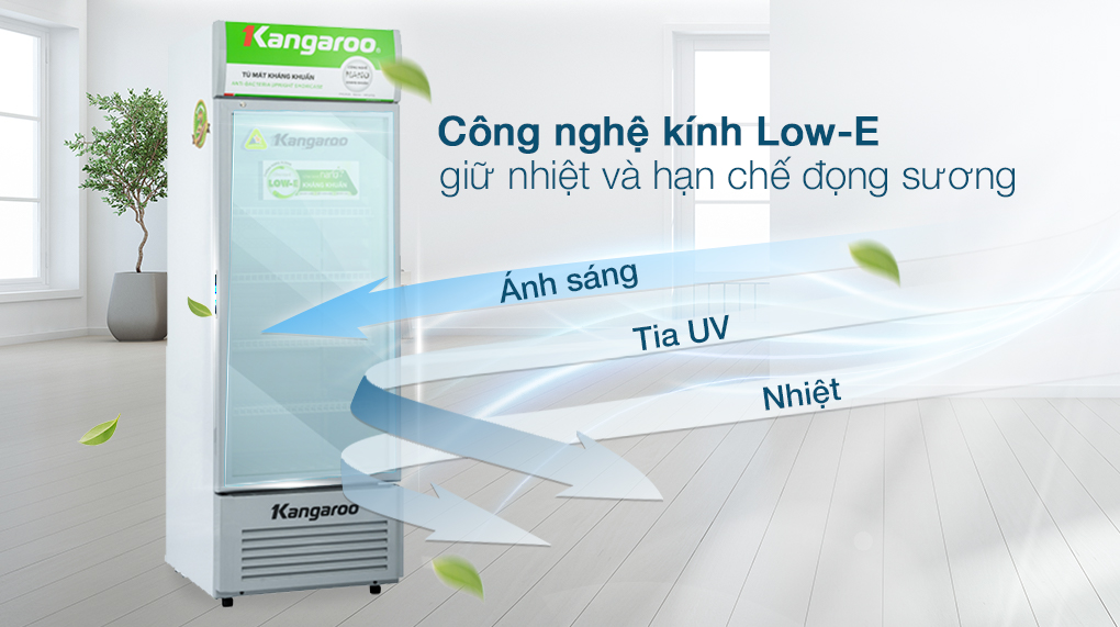 Tủ mát Kangaroo 238 lít KG298AT - Thiết kế 