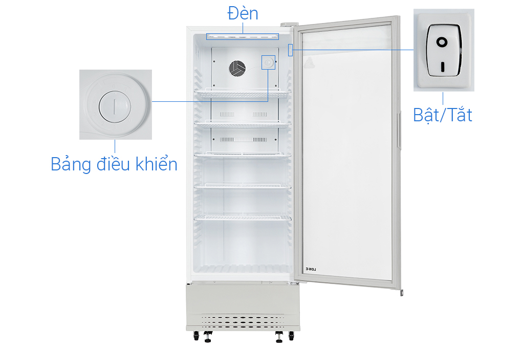Tủ mát Aqua 320 Lít AQS-AF440N Màu Trắng
