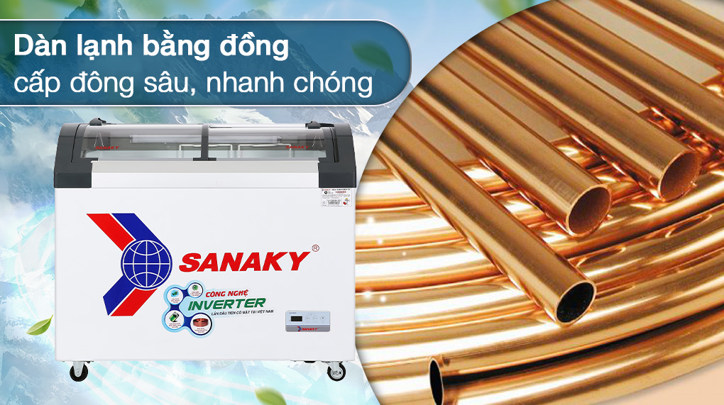 Tủ Đông Sanaky Inverter 280 lít VH-3899K3B - Công nghệ làm lạnh
