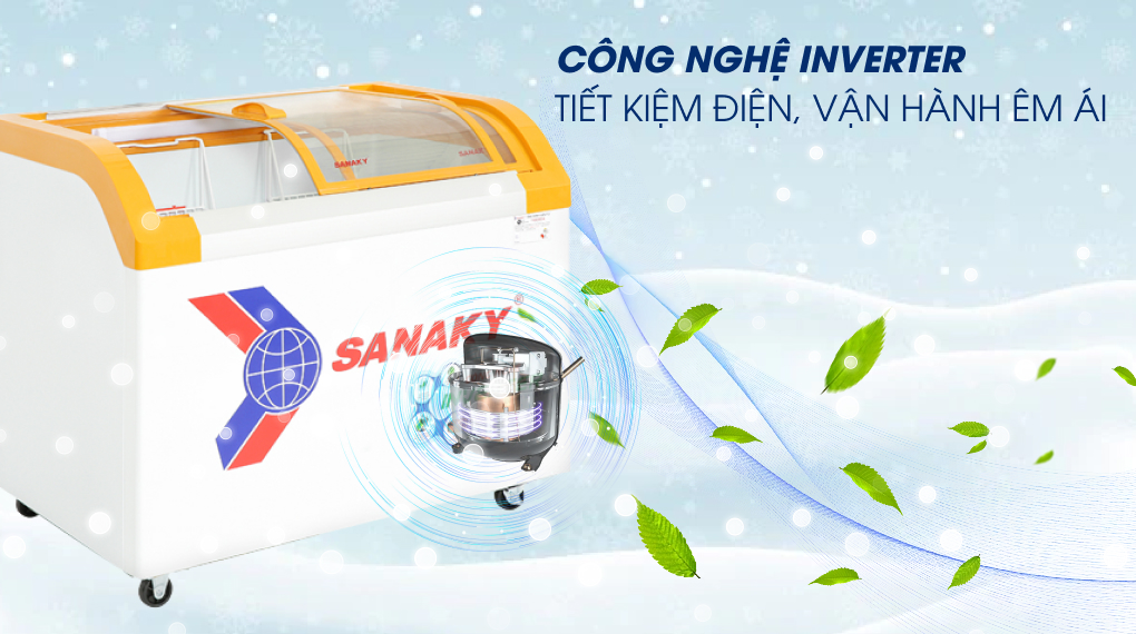 Tủ Đông Sanaky Inverter 280 lít VH-3899K3B - Công nghệ tiết kiệm điện