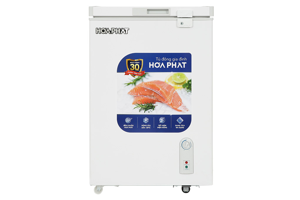 Tủ đông Hòa Phát 107 Lít HPF AD6107 Màu Trắng
