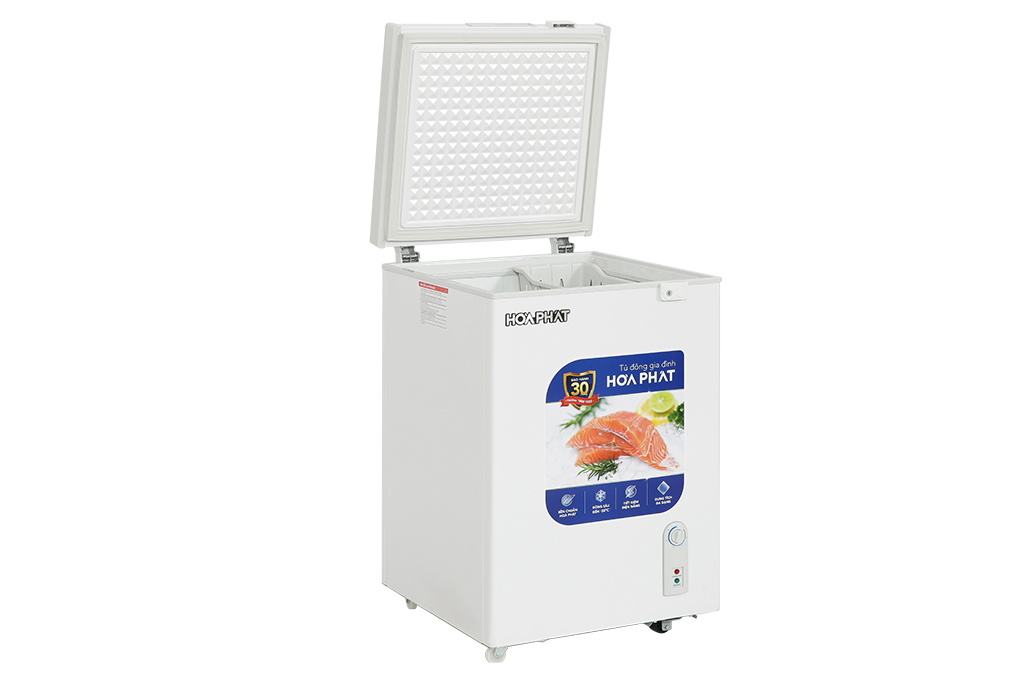 Tủ đông Hòa Phát 107 Lít HPF AD6107 Màu Trắng