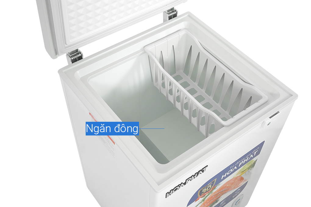 Tủ đông Hòa Phát 107 Lít HPF AD6107 Màu Trắng