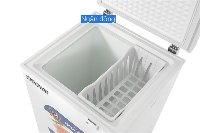 Tủ đông Hòa Phát 107 Lít HPF AD6107 Màu Trắng
