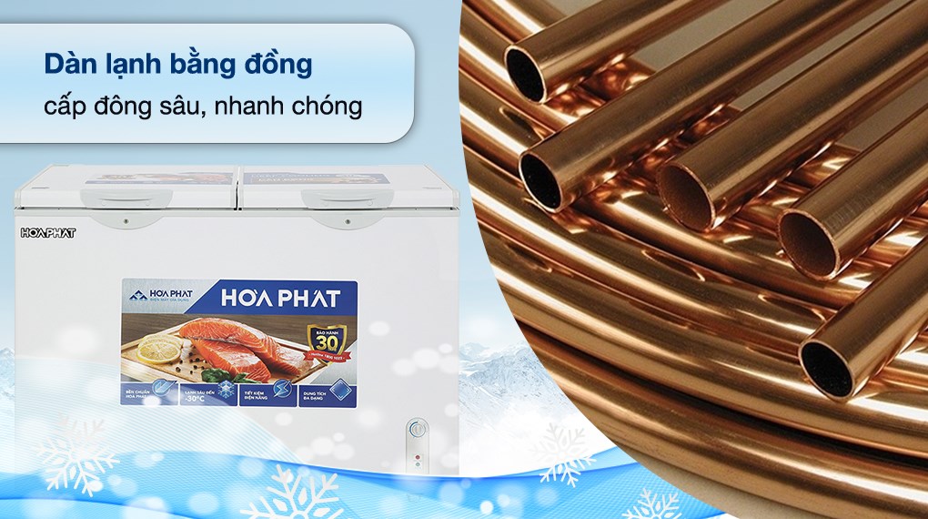 Tủ đông Hòa Phát 271 Lít HPF BD6271