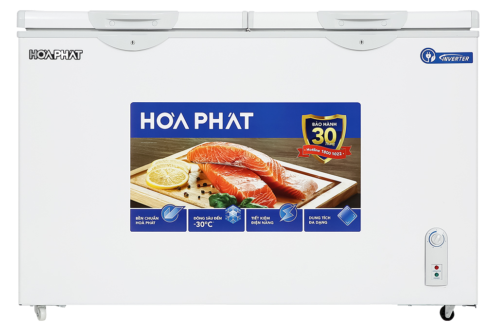 Tủ đông Hòa Phát Inverter 352 Lít HPF AD8352 Màu Trắng
