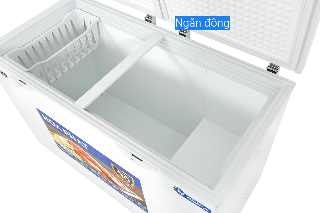 Tủ đông Hòa Phát Inverter 352 Lít HPF AD8352 Màu Trắng