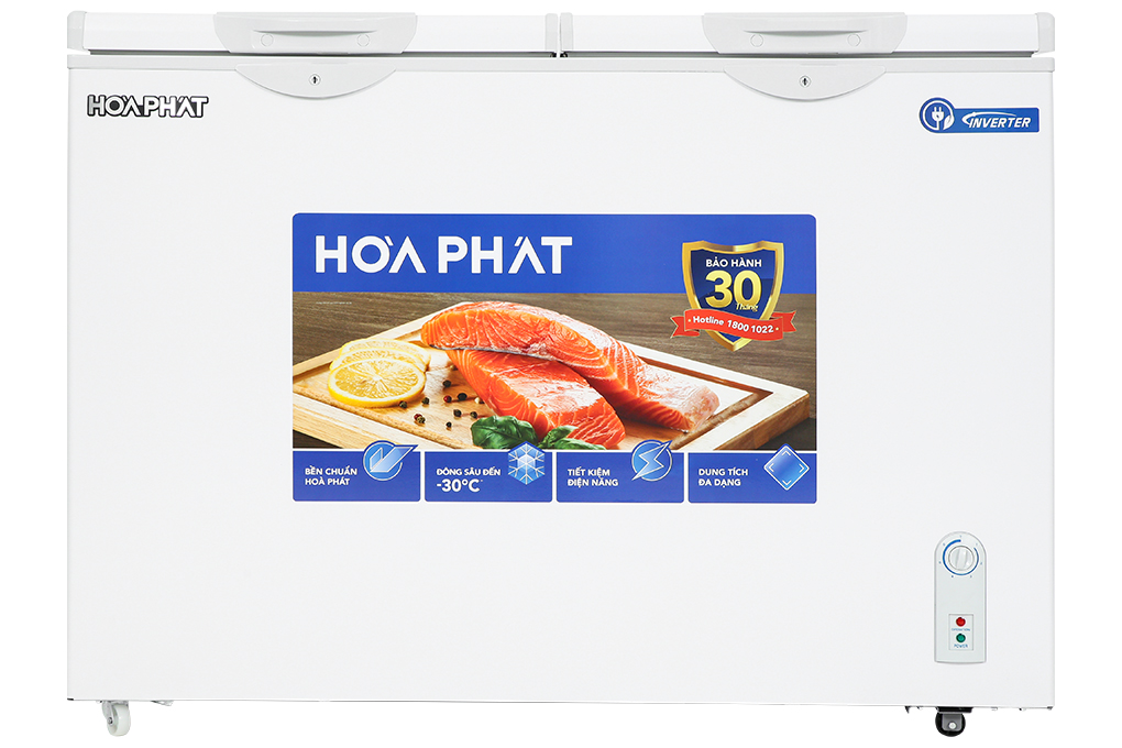 Tủ đông Hòa Phát Inverter 271 Lít HPF BD8271 Màu Trắng