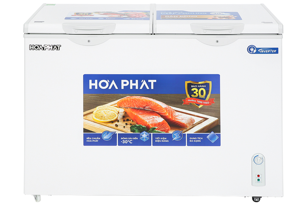Tủ đông Hòa Phát Inverter 271 Lít HPF BD8271 Màu Trắng