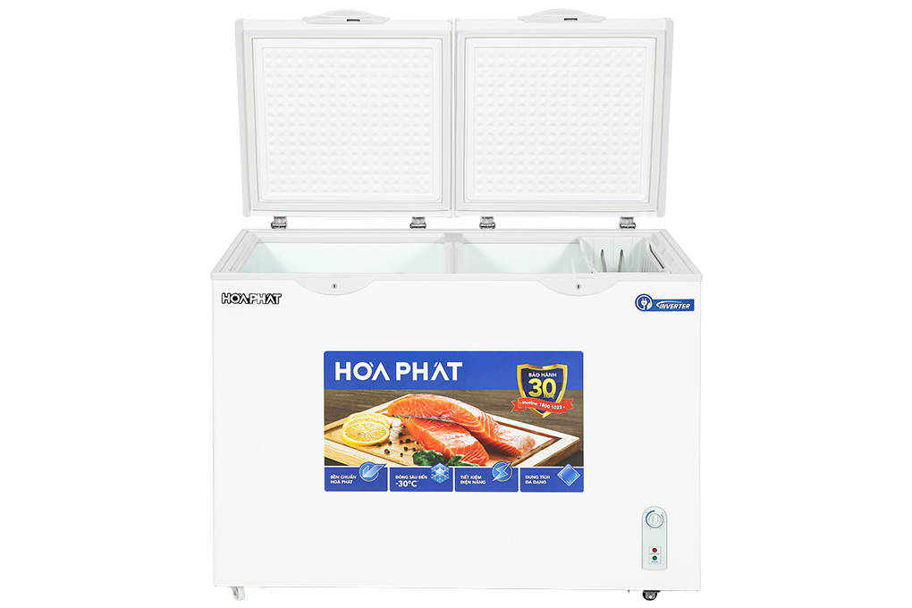 Tủ đông Hòa Phát Inverter 271 Lít HPF BD8271 Màu Trắng