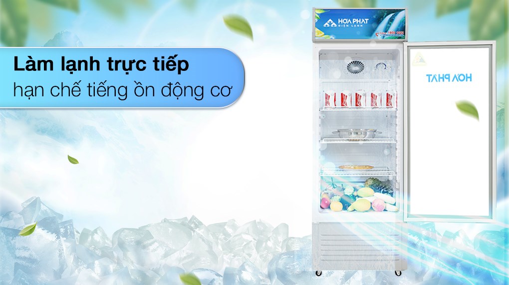 Tủ mát Hòa Phát 195 Lít HSC 550F1R1