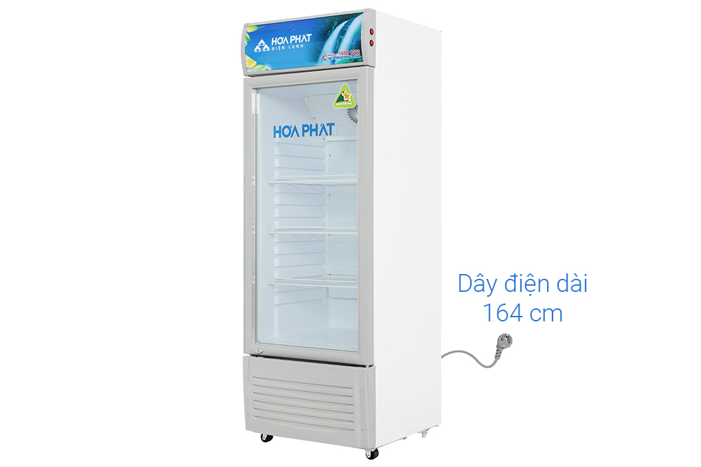 Tủ mát Hòa Phát 195 Lít HSC 550F1R1 Màu Trắng
