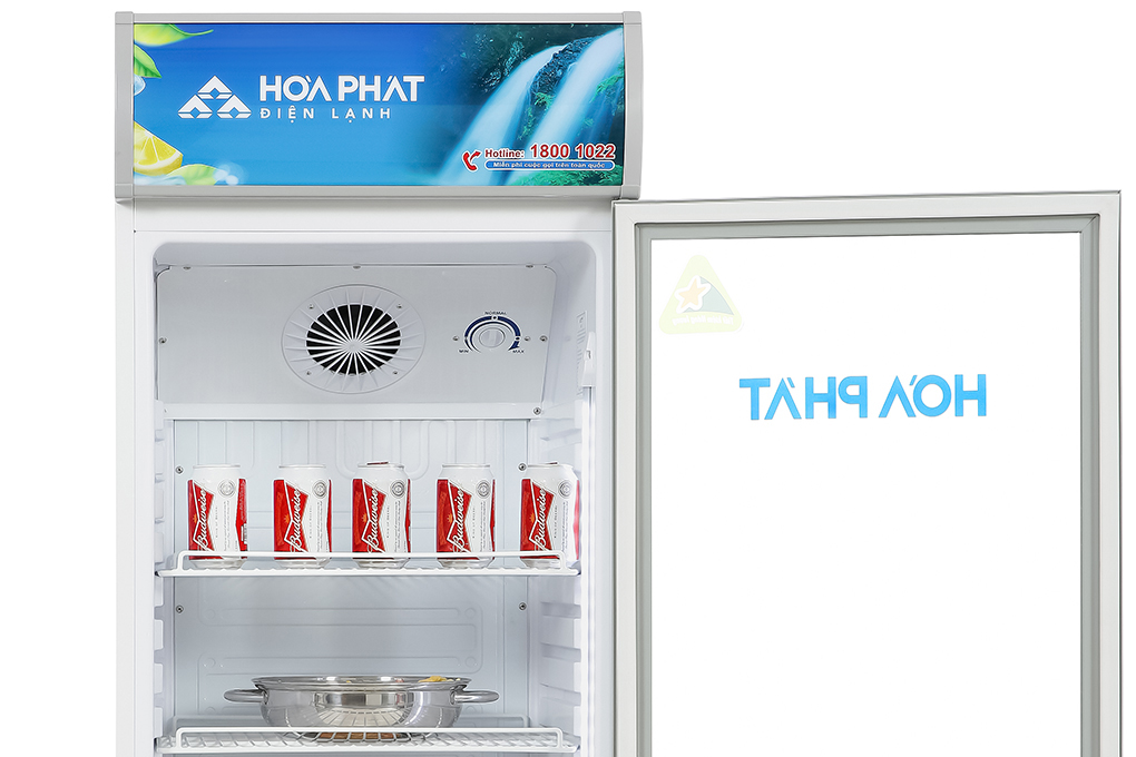 Tủ mát Hòa Phát 195 Lít HSC 550F1R1 Màu Trắng