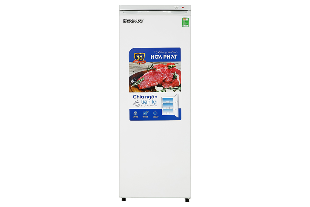 Tủ đông đứng Hòa Phát 208 Lít HPF UAH6208 Màu Trắng