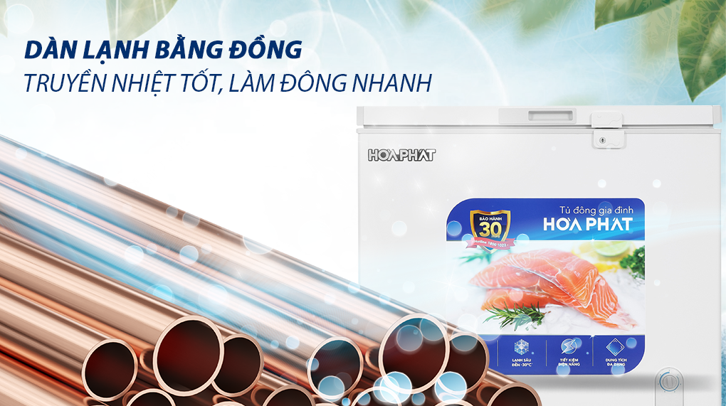 Tủ đông Hòa Phát 162 Lít HPF AD6162