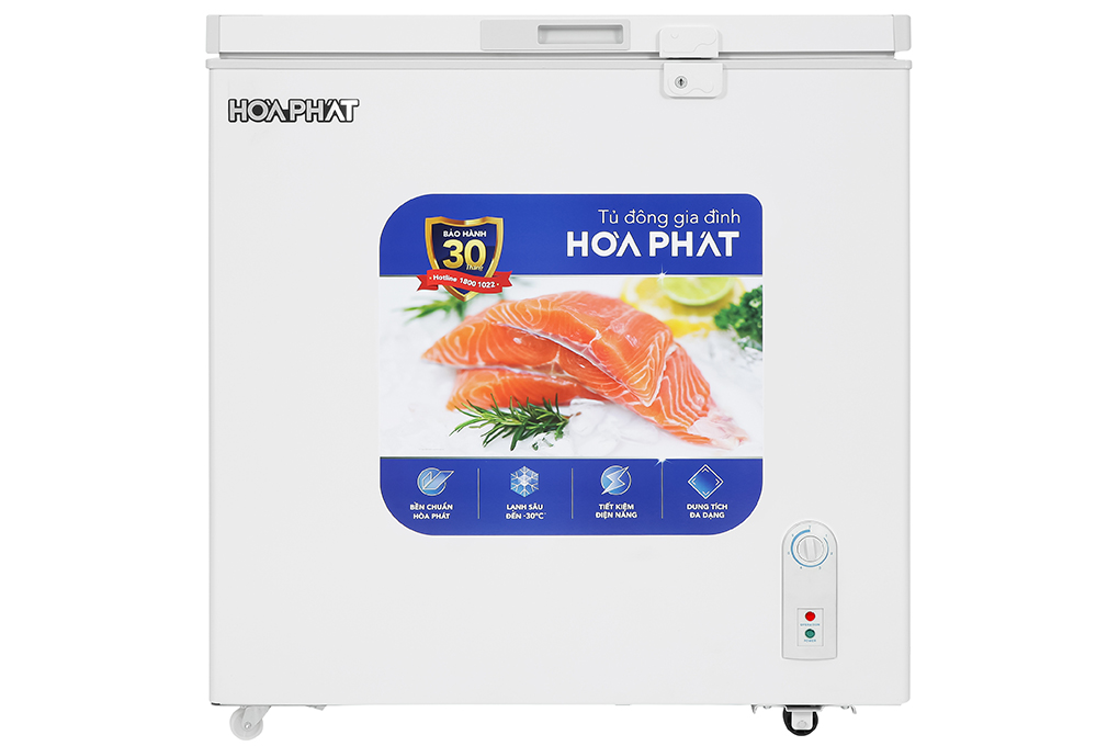 Tủ đông Hòa Phát 162 Lít HPF AD6162 Màu Trắng