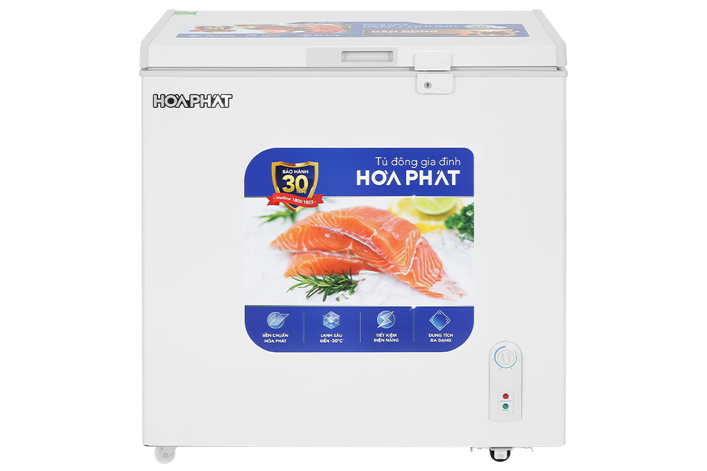 Tủ đông Hòa Phát 162 Lít HPF AD6162 Màu Trắng