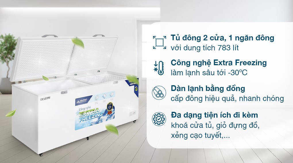 Tủ đông Hòa Phát 783 lít HPF AD6783