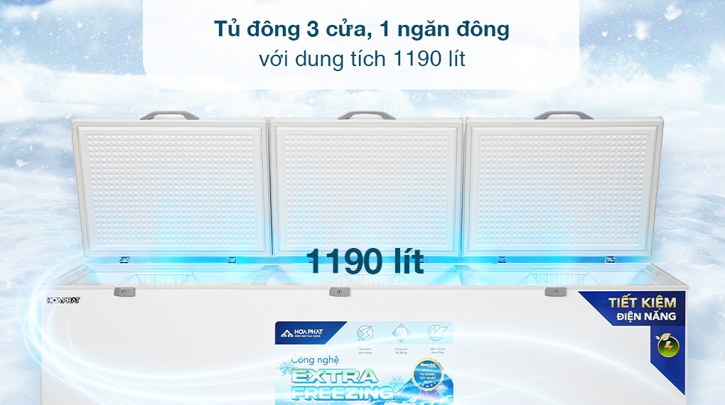 Tủ đông Hòa Phát 1190 lít HPF AD61190