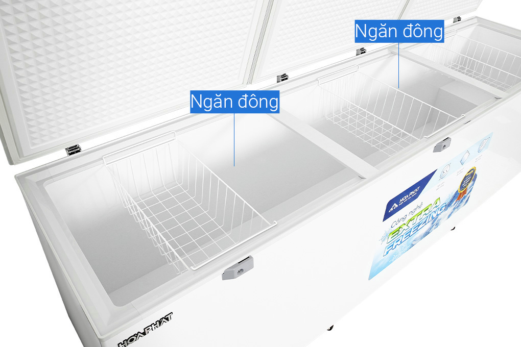 Tủ đông Hòa Phát 1190 lít HPF AD61190 Màu Trắng