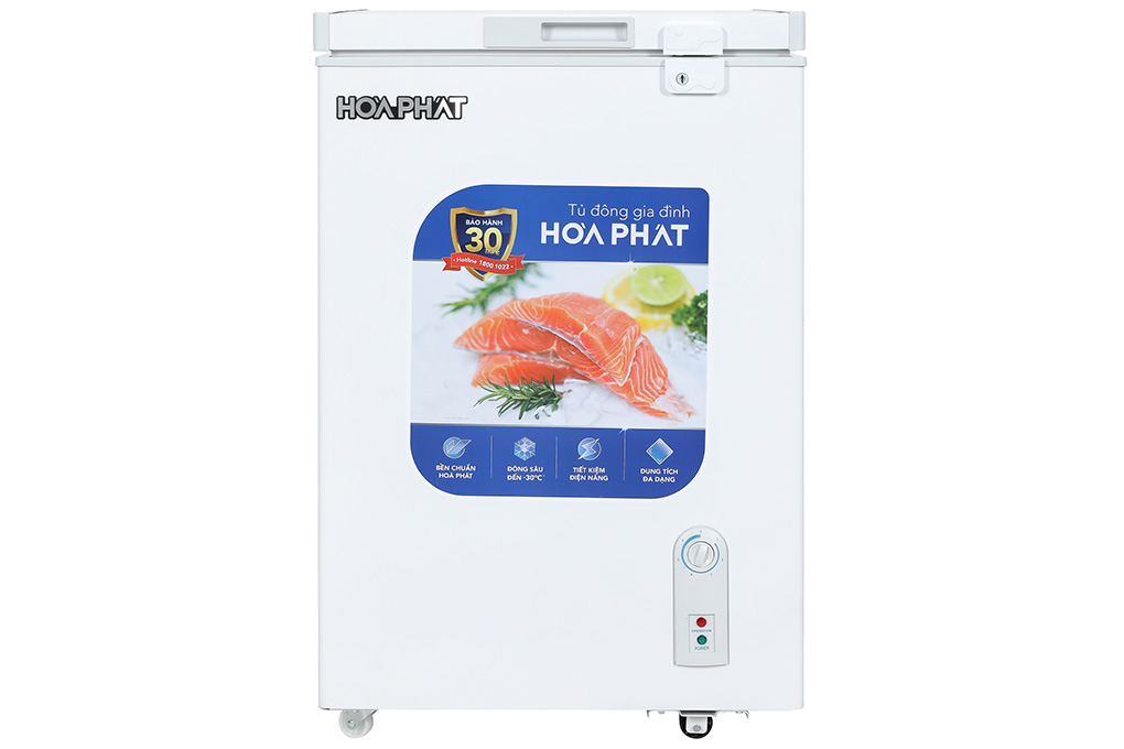 Tủ đông Hòa Phát 107 lít HPF AN6107 Màu Trắng