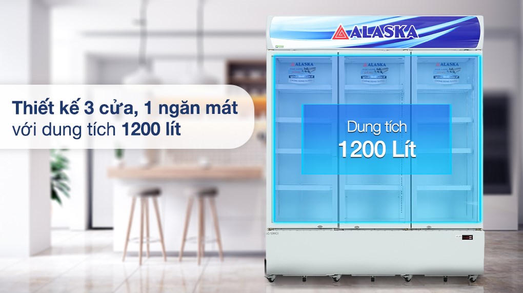 Tủ mát Alaska 1200 lít LC-1200C3 - chính hãng, giá tốt