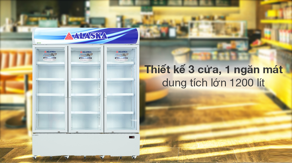 Tủ mát Alaska 1200 lít LC-1200C3 - Tổng quan thiết kế