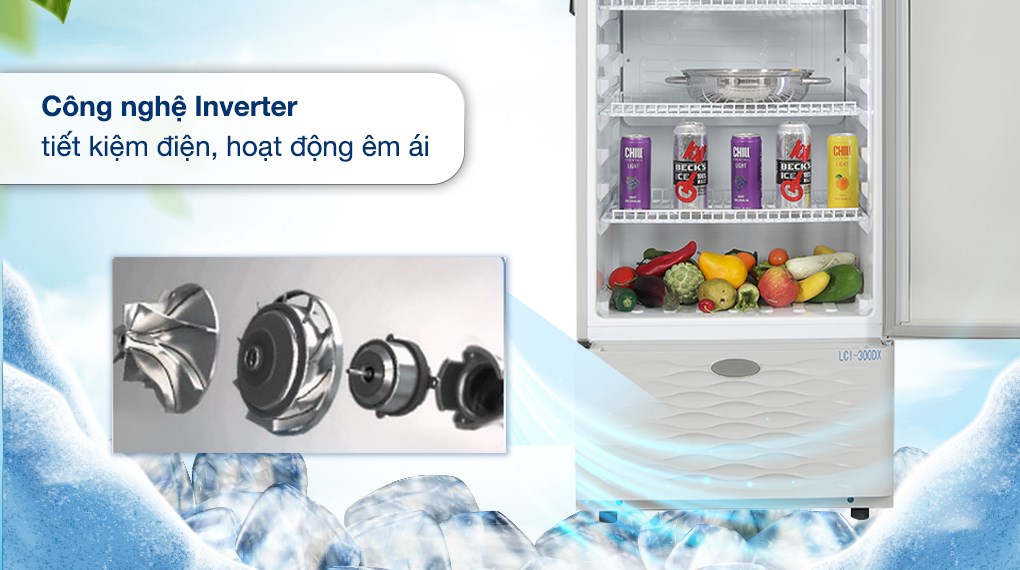 Tủ mát Alaska Inverter 300 lít LCI-300DX
