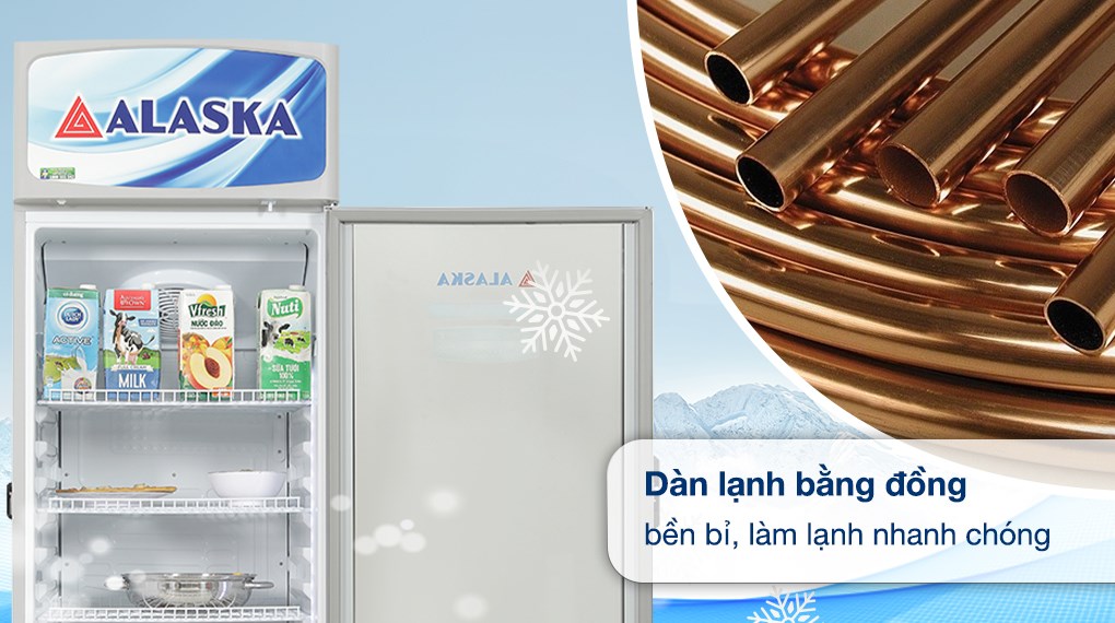Tủ mát Alaska Inverter 300 lít LCI-300DX