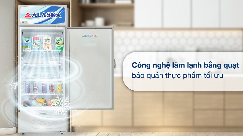 Tủ mát Alaska Inverter 300 lít LCI-300DX
