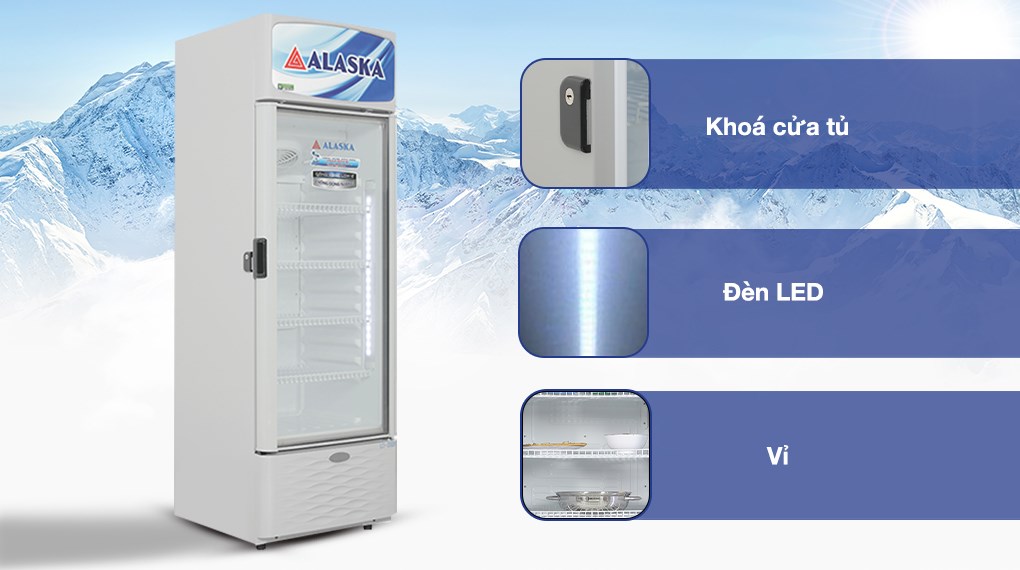 Tủ mát Alaska Inverter 300 lít LCI-300DX