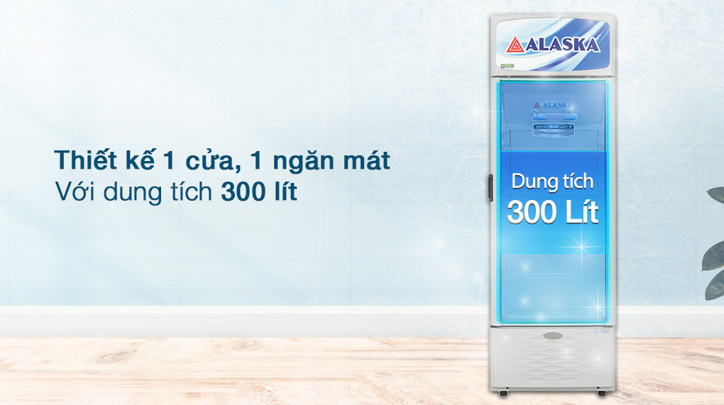 Tủ mát Alaska Inverter 300 lít LCI-300DX - Tổng quan thiết kế