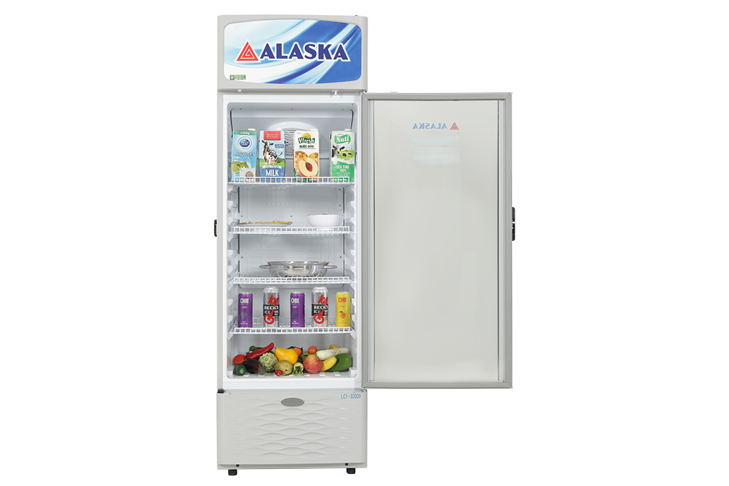 Tủ mát Alaska Inverter 300 lít LCI-300DX Màu Trắng