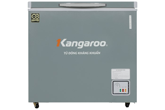 Tủ đông Kangaroo 140 lít KGFZ200NG1 Màu Xám đậm