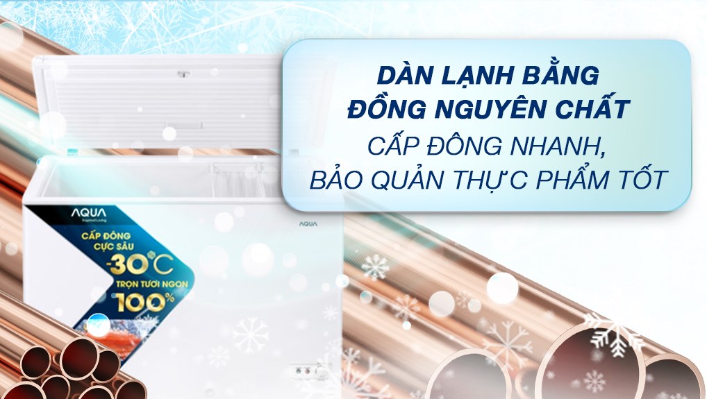 Tủ đông Aqua 251 lít AQF-C3501S
