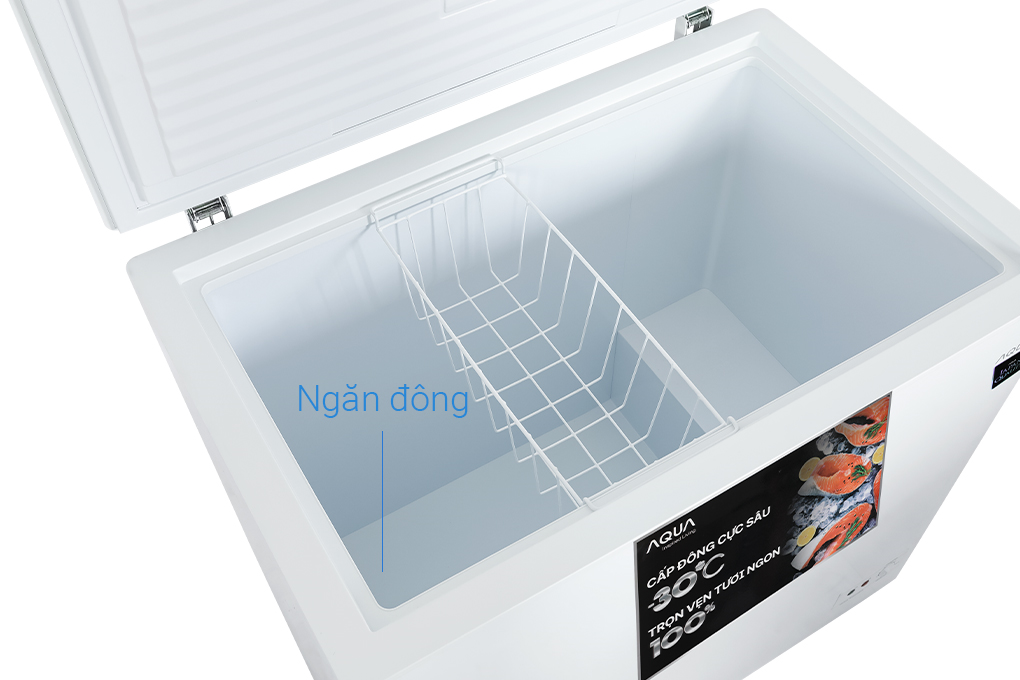 Tủ đông Aqua Inverter 301 lít AQF-C4001E Màu Trắng
