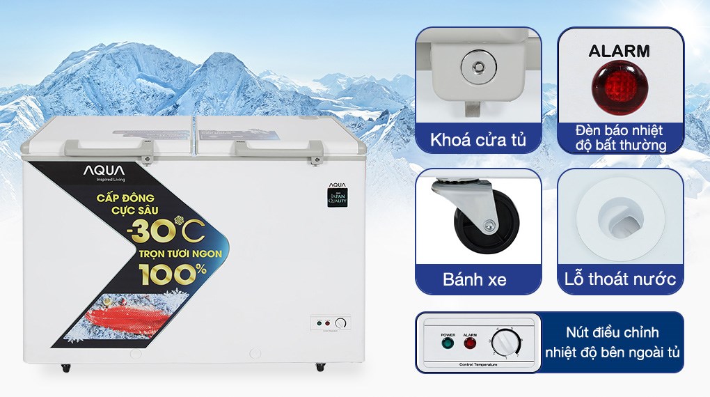 Tủ đông Aqua 365 lít AQF-C5702S