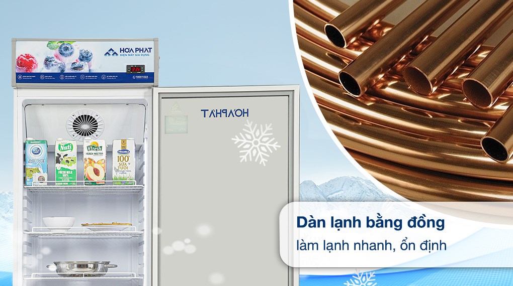 Tủ mát Hoà Phát 242 lít HSR D6242