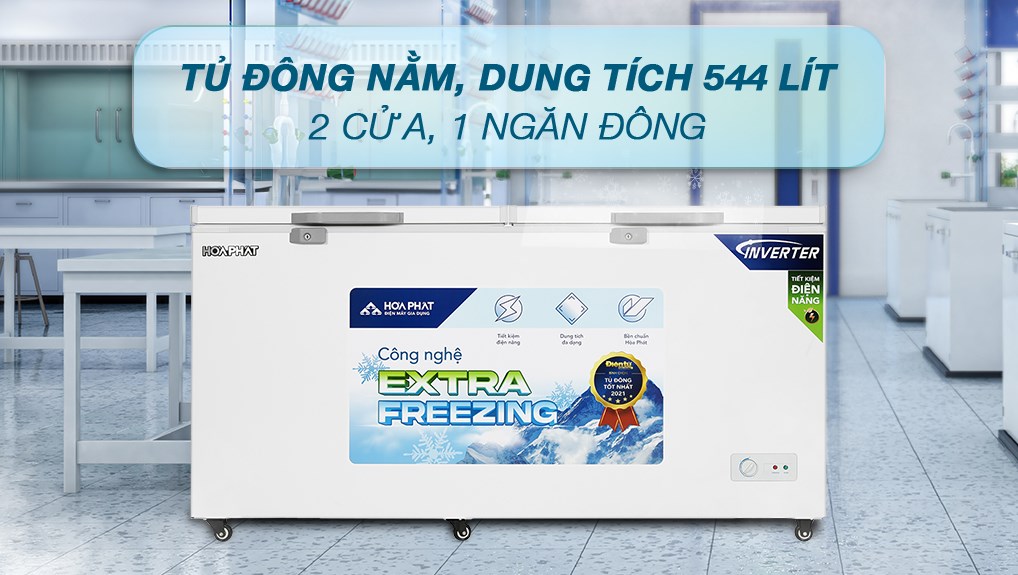 Tủ đông Hòa Phát Inverter 544 lít HPF AD8544