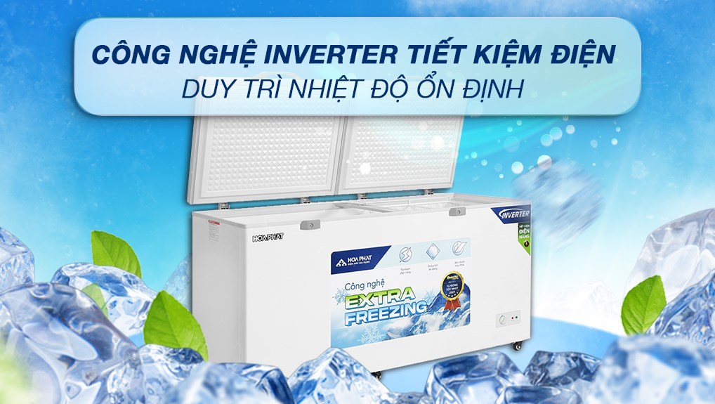 Tủ đông Hòa Phát Inverter 544 lít HPF AD8544