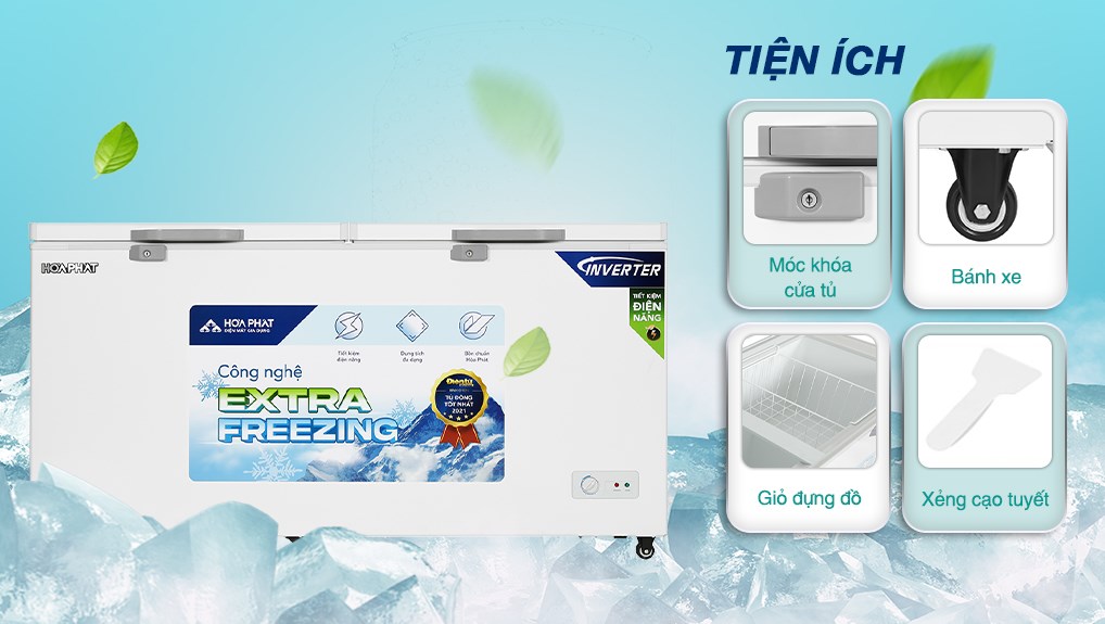 Tủ đông Hòa Phát Inverter 544 lít HPF AD8544